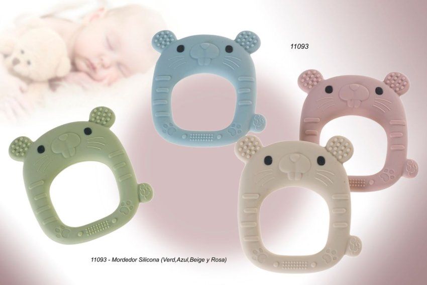 mordedor de bebe ratoncillo silicon gamberritos 11093