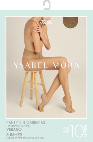 16638 Panty de 10 deniers con puntera invisble.
