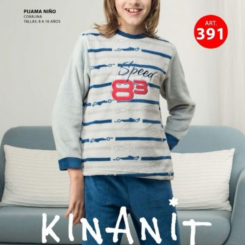 KN 391 PIJAMA CORALINA NIÑO