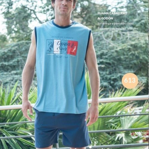 KN 613 PIJAMA CABALLERO VERANO KINANIT