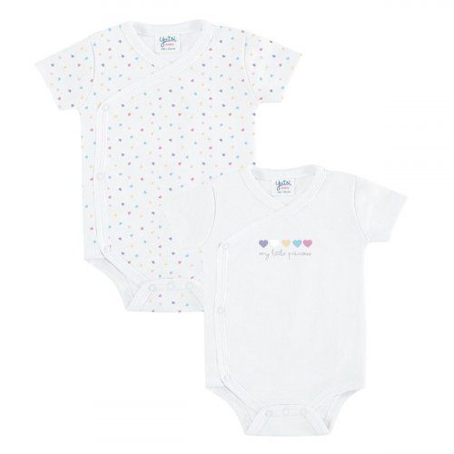 24110056 BODYS BEBE CRUZADO PACK 2 MANGA CORTA YATSI