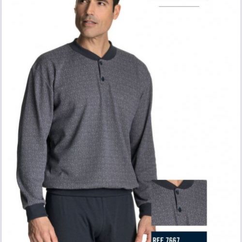 7667 PIJAMA CABALLERO ALGOSON FELPA ASSMAN