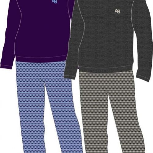 7650 PIJAMA CABALLERO ALGODON  FELPA ASSMAN