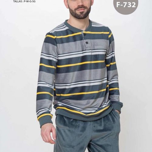 F 731 PIJAMA HOMBRE SPANDEX FABIANNI