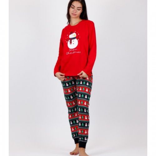 55914 PIJAMA SEÑORA INTERLOCK MUÑECO NIEVE ADMAS