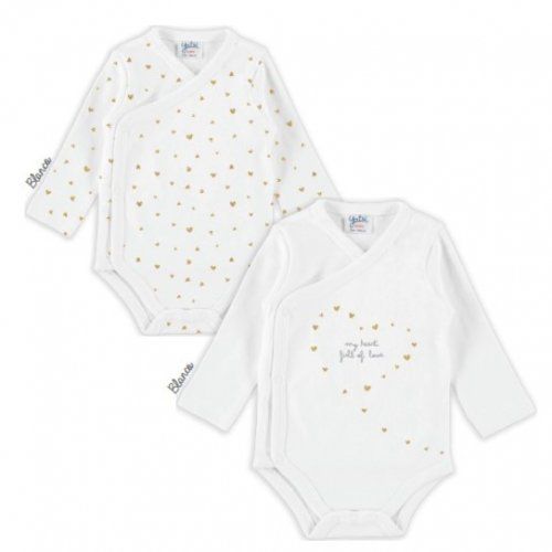 22200111 BODYS PACK 2 MANGA LARGA (PRECIO UD:3.38€) YATSI