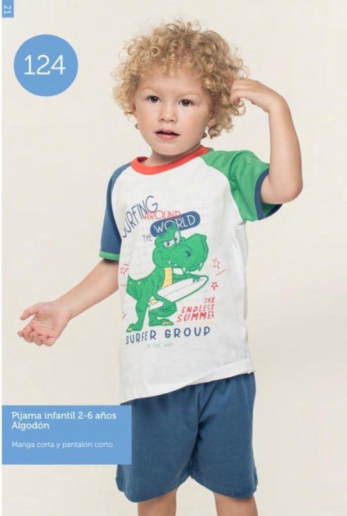 PIJAMAS  PRIMAVERA   VERANO KINANIT NIÑO/A