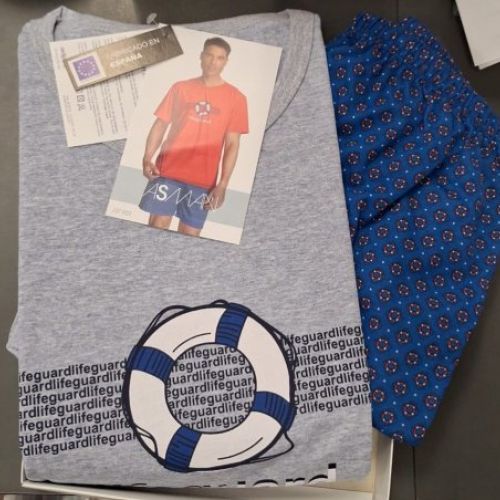 7727 PIJAMA CABALLERO VERANO ASSMAN