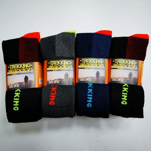 CALCETÍN TREKKING ALGODÓN UNIT.: 0,90€