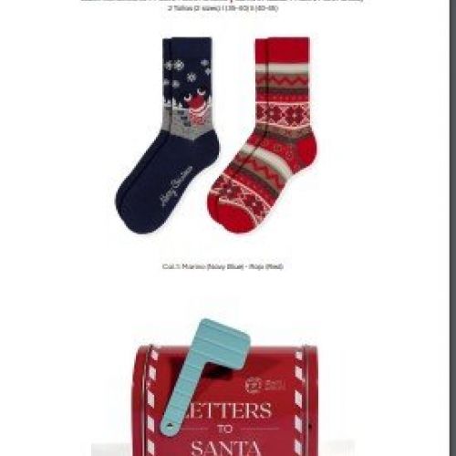 0213200 BUZON CALCETINES NAVIDEÑOS SOXLAND