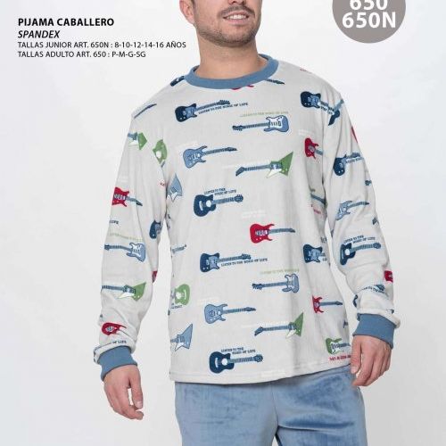 KN 650 PIJAMA CABALLERO SPANDEX KINANIT