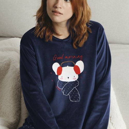 60084 `PIJAMA SEÑORA TERCIOPELO ADMAS