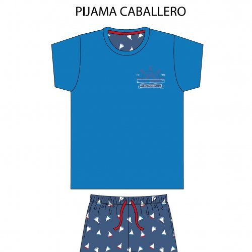KN 663 PIJAMA HOMBRE VERANO KINANIT