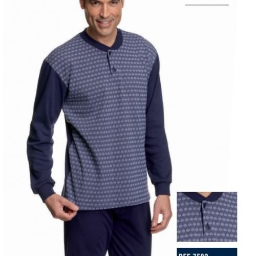 7582 PIJAMA CABALLERO PUNTO MILANO (POLAR FINO) ASSMAN