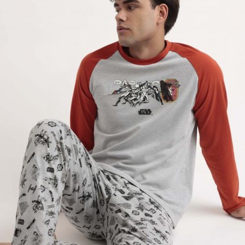62495 PIJAMA CABALLERO INTERLOCK STAR WARS  ADMAS