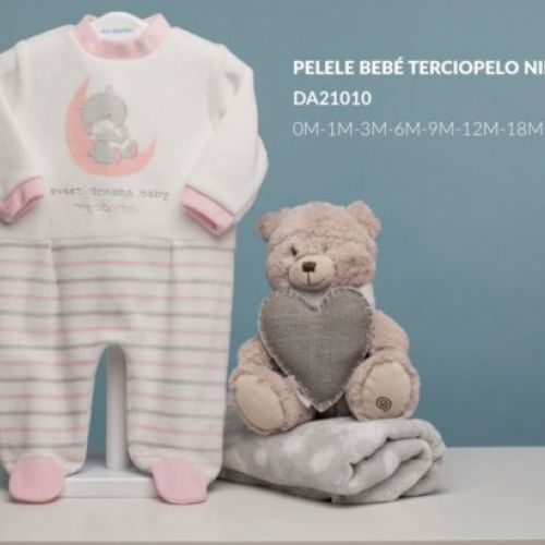 DA21010  PELELE BEBE (TERCIOPELO) DON ALGODON