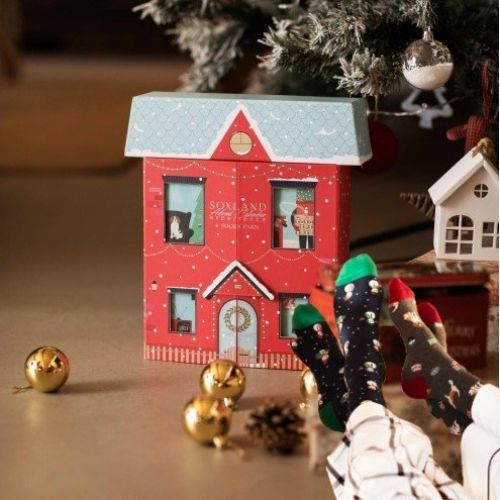 0412205 CALENDARIO ADVIENTO  CALCETINES NAVIDAD SOXLAND