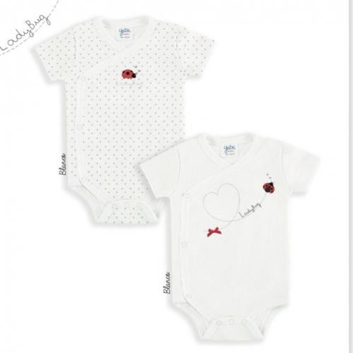 22110112 BODYS BEBE PACK 2 MANGA CORTA YATSI