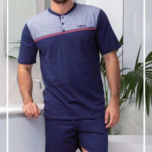 245013 PIJAMA HOMBRE MANGA CORTA VERANO MUSLHER