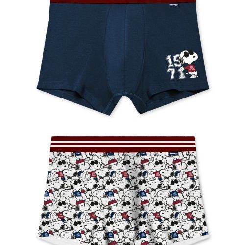 48573 BOXER HOMBRE  SNOOPY PACK 2 CAJA REGALO ADMAS