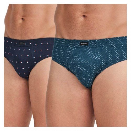 S 110 SLIP HOMBRE DON ALGODON  PACK 2