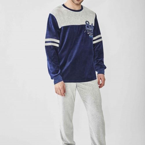 21228905 PIJAMA CABALERO TERCIOPELO DIASSI / 21229905 TALLAS GRANDES
