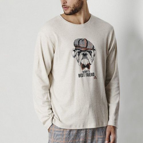 60301 PIJAMA CABALLERO BULLDOG INTERLOCK  ADMAS