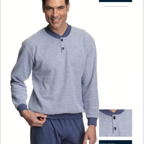 7574 PIJAMA CABALLERO ALGODON FELPA ASSMAN