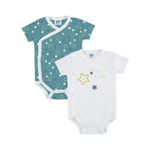 24110052 BODYS BEBE CRUZADO PACK 2 MANGA CORTA YATSI