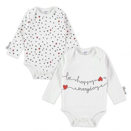 22200131 BODYS PACK 2 MANGA LARGA 3 a 24 m (PRECIO UD:3.24) YATSI