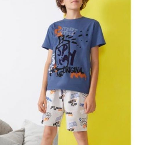 24117502  PIJAMA NIÑO 8 A 16 TOBOGAN