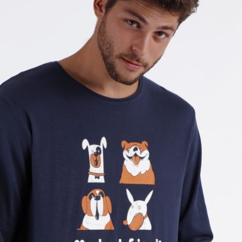 PIJAMA CABALLERO PERROS ADMAS