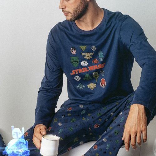 62497 PIJAMA HOMBRE STAR WARS 100% ALGODON ADMAS