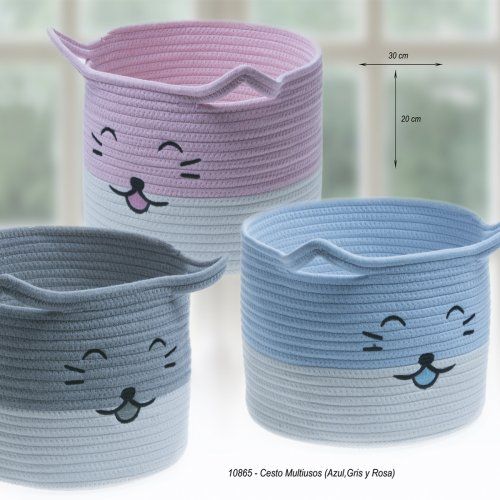 10865 CESTA MULTIUSOS PERRITO GAMBERRITOS (30X20)