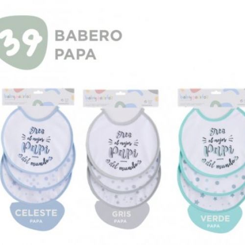 39 BABEROS  PACK 3 PAPI BABY PASITOS