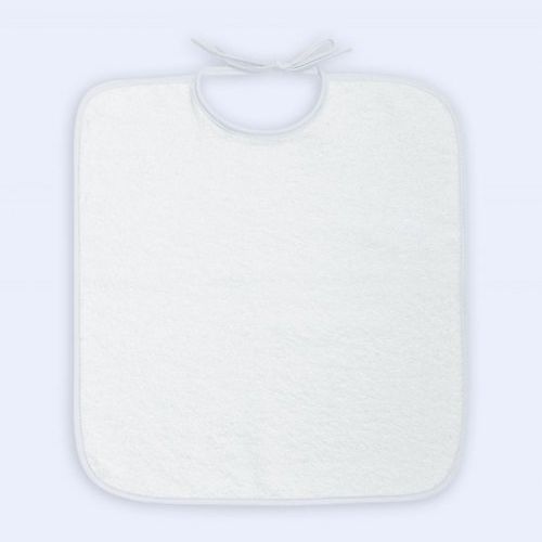 419 BABEROS SUPER GRANDES 33X36 RIZO  SIN PASTICO PACK 6 BLANCOS