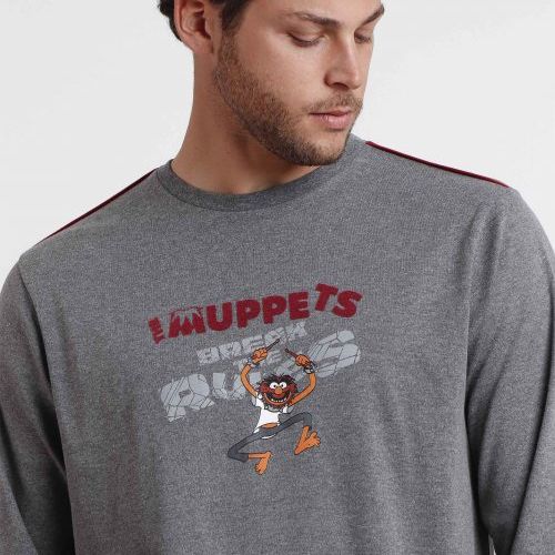 62198 PIJAMA HOMBRE 100% ALGODON ANIMAL MUPPET ADMAS