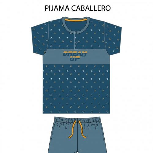 KN 662 PIJAMA CABALLERO HOMBRE KINANIT