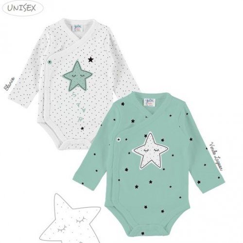22200106 BODYS PACK 2 MANGA LARGA (PRECIO UD:3.38€) YATSI