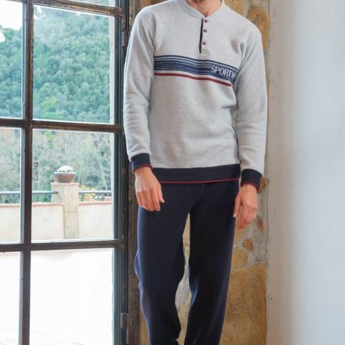 235620  PIJAMA CABALLERO  INTERLOCK FELPA MUSLHER