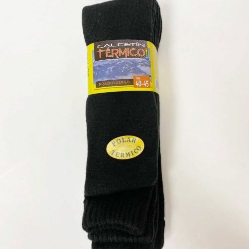 CALCETÍN MEDIA POLAR TÉRMICO PRECIO UNIT.: 1,00€ PACK 3