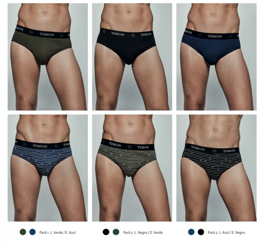 s 3005 slip caballero pack 2 timon al por mayor