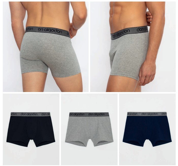 PB01 BOXER CABALLERO DON ALGODON PACK-2 ( Precio Ud 2,44€)