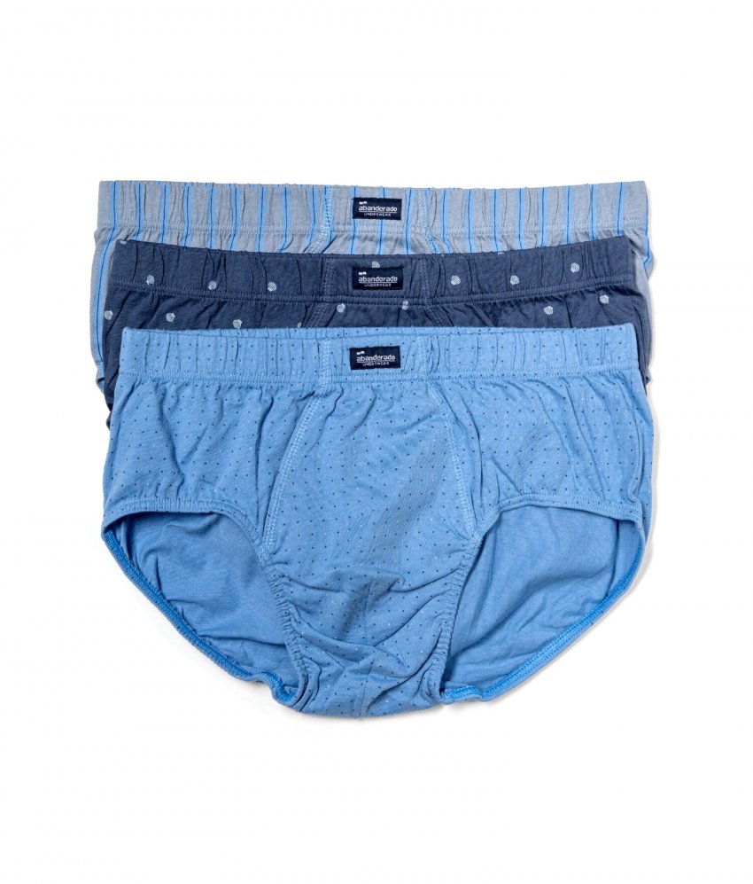 90 SLIP  ESTAMPADO BRAGUETA PACK-3 ABANDERADO (3.65€/ud)