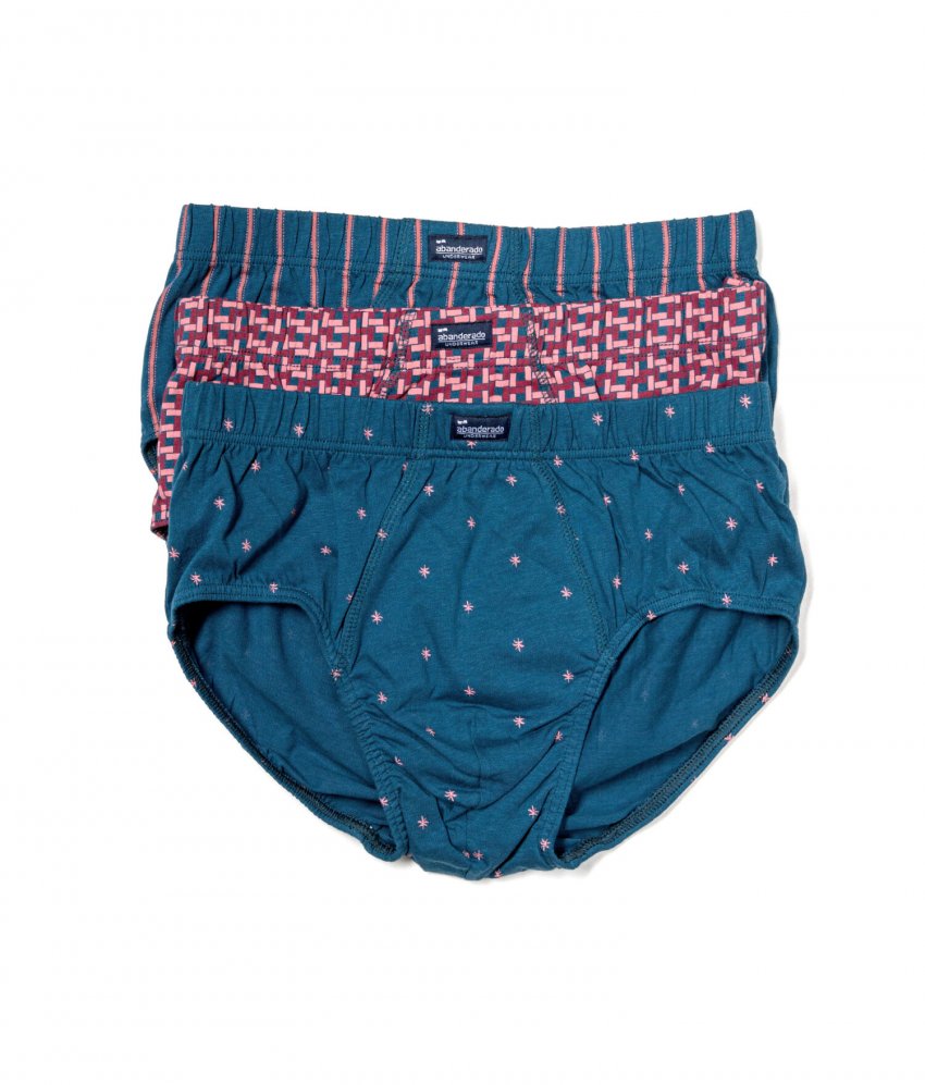 90 SLIP  ESTAMPADO BRAGUETA PACK-3 ABANDERADO (3.65€/ud)